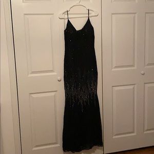 Alyce Designs Fully Beaded Formal Dress